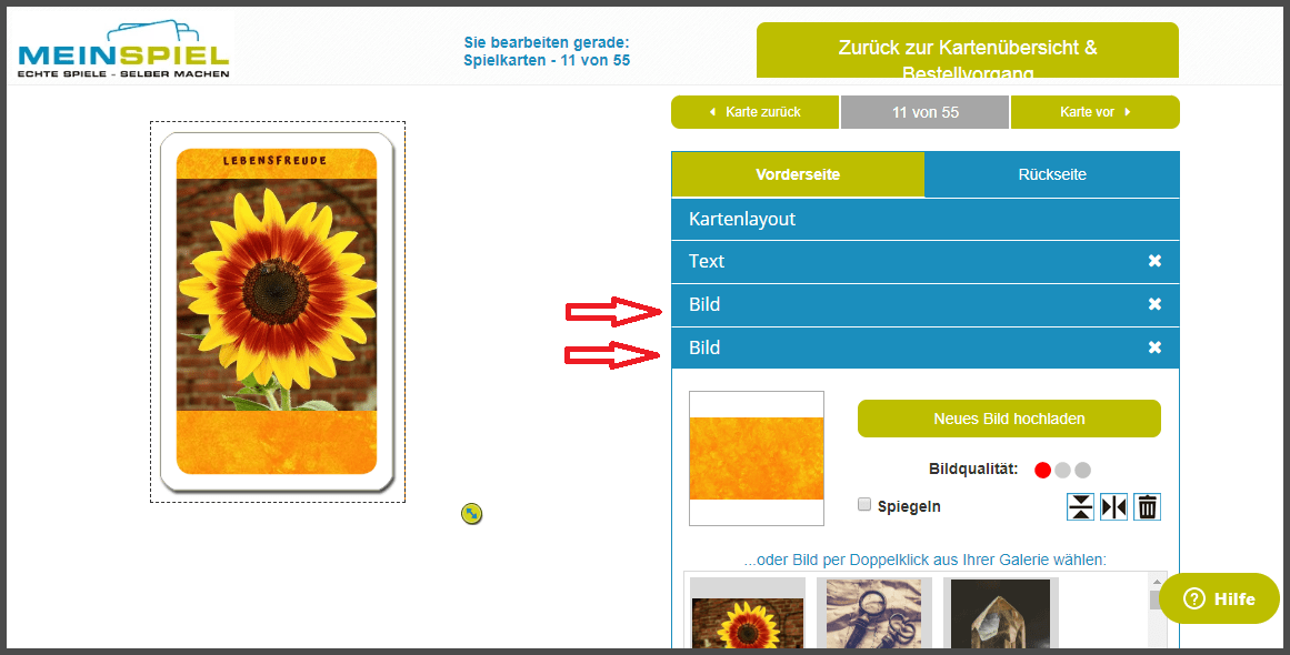 Hintergrundgrafik für Tarotkarten